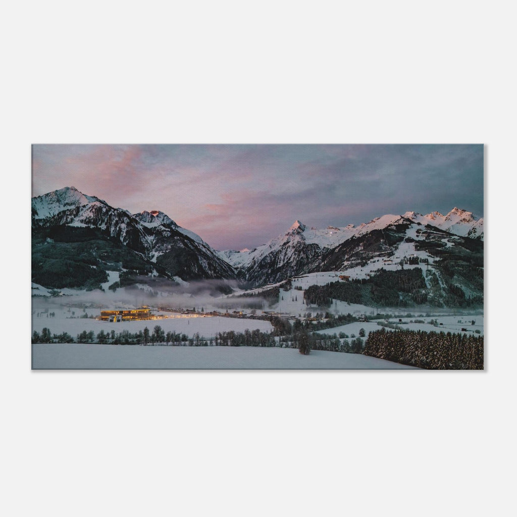 Leinwand Dick - Kaprun im Winter Print Material JFK Photography Prints 50x100 cm / 20x40″