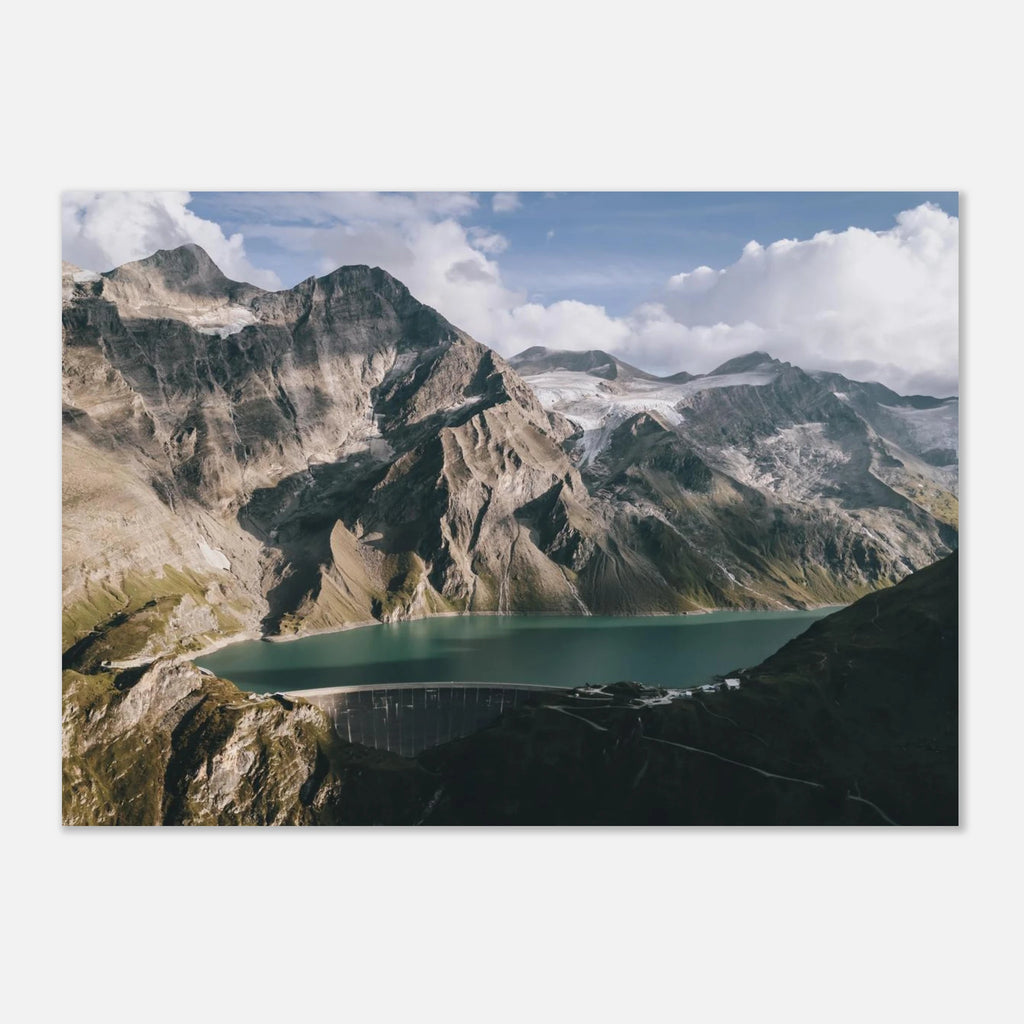 Premium Poster - Kapruner Hochgebirgssauseen im Sommer Print Material JFK Photography Prints A0 (84.1 x 118.9 cm)