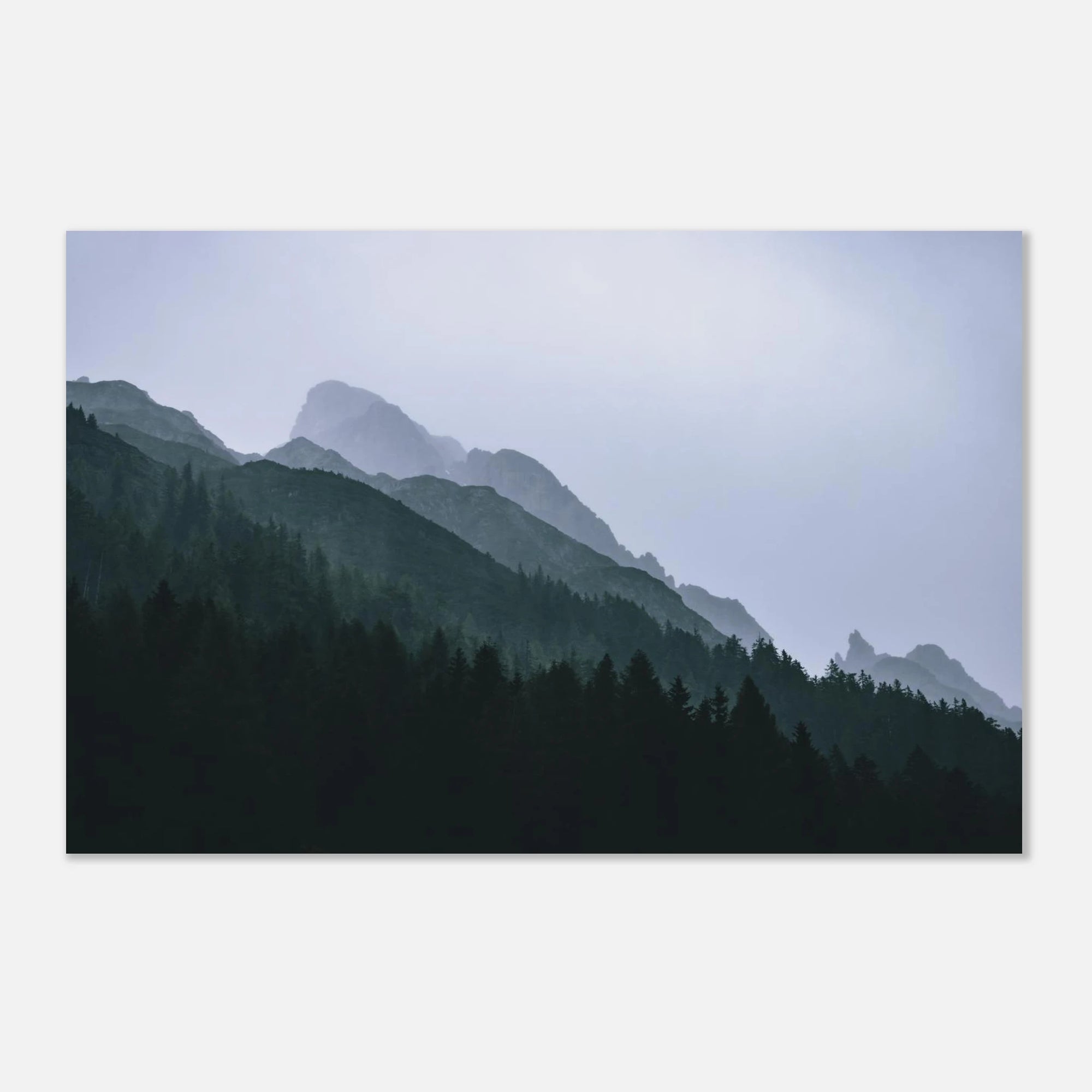 Premium Poster - Leoganger Steinberge bei Regen Print Material JFK Photography Prints 28x43 cm / XL (11x17″)