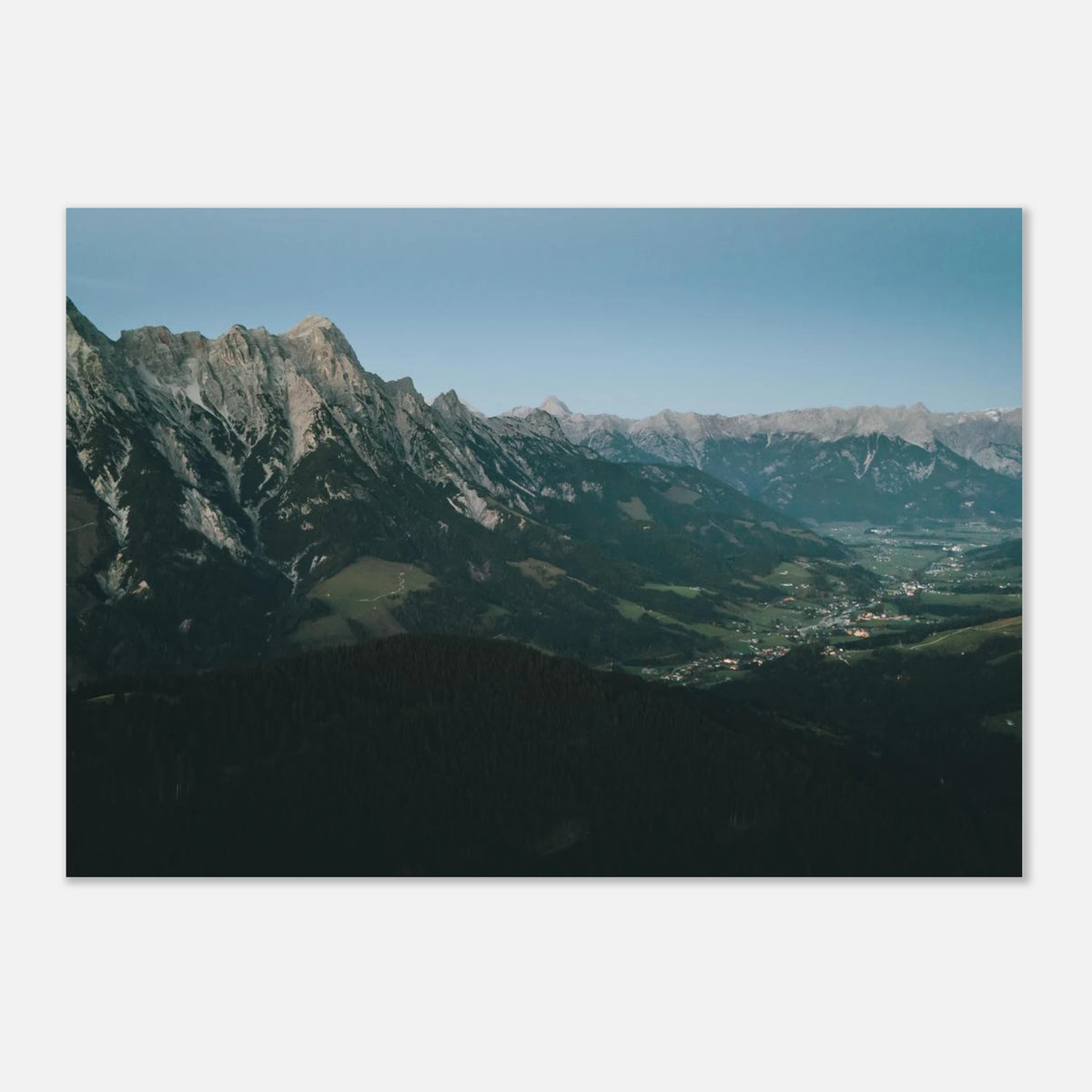 Aluminiumdruck - Leogang mit Steinberge im Sommer Print Material JFK Photography Prints 70x100 cm / 28x40″