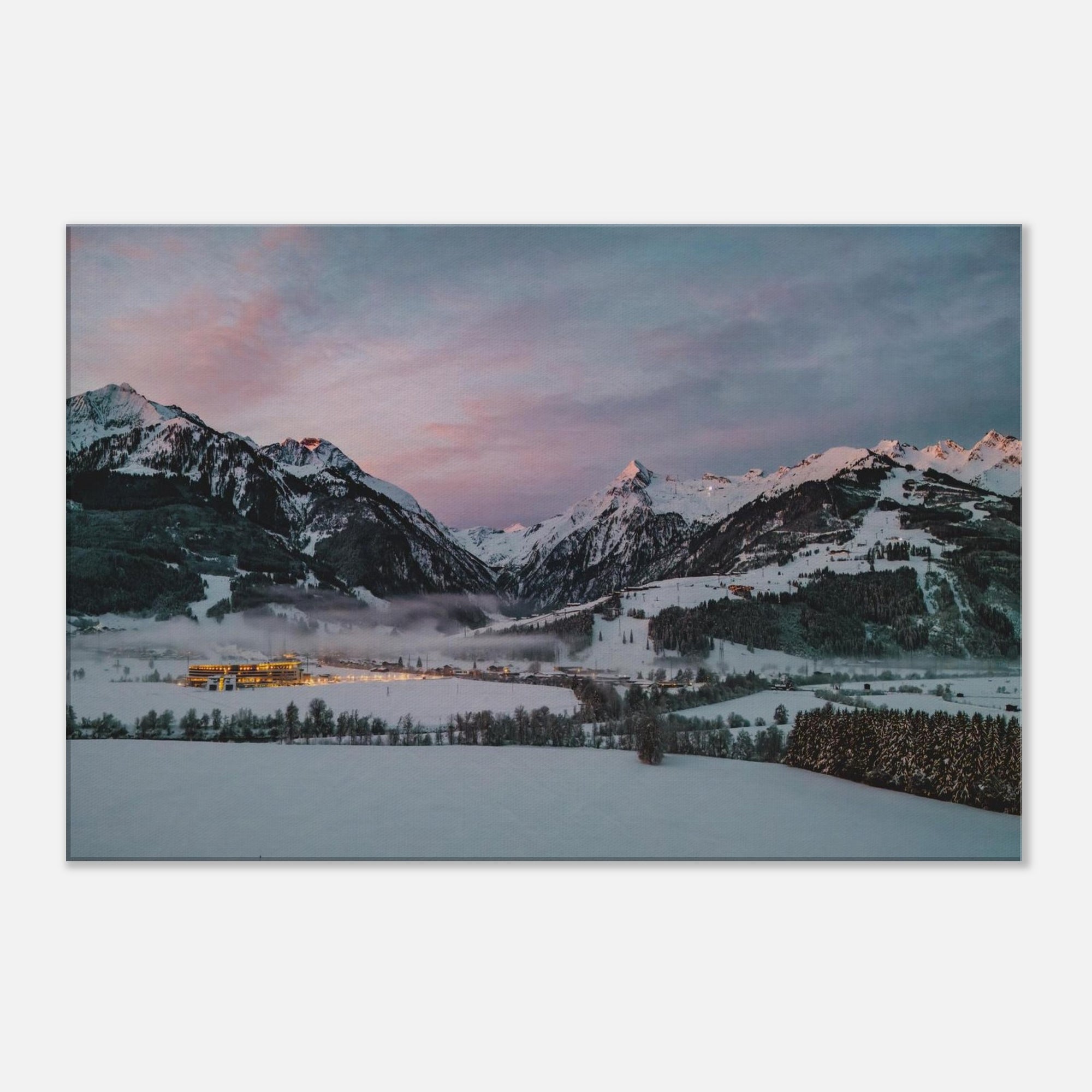 Leinwand Dick - Kaprun im Winter Print Material JFK Photography Prints 60x90 cm / 24x36″
