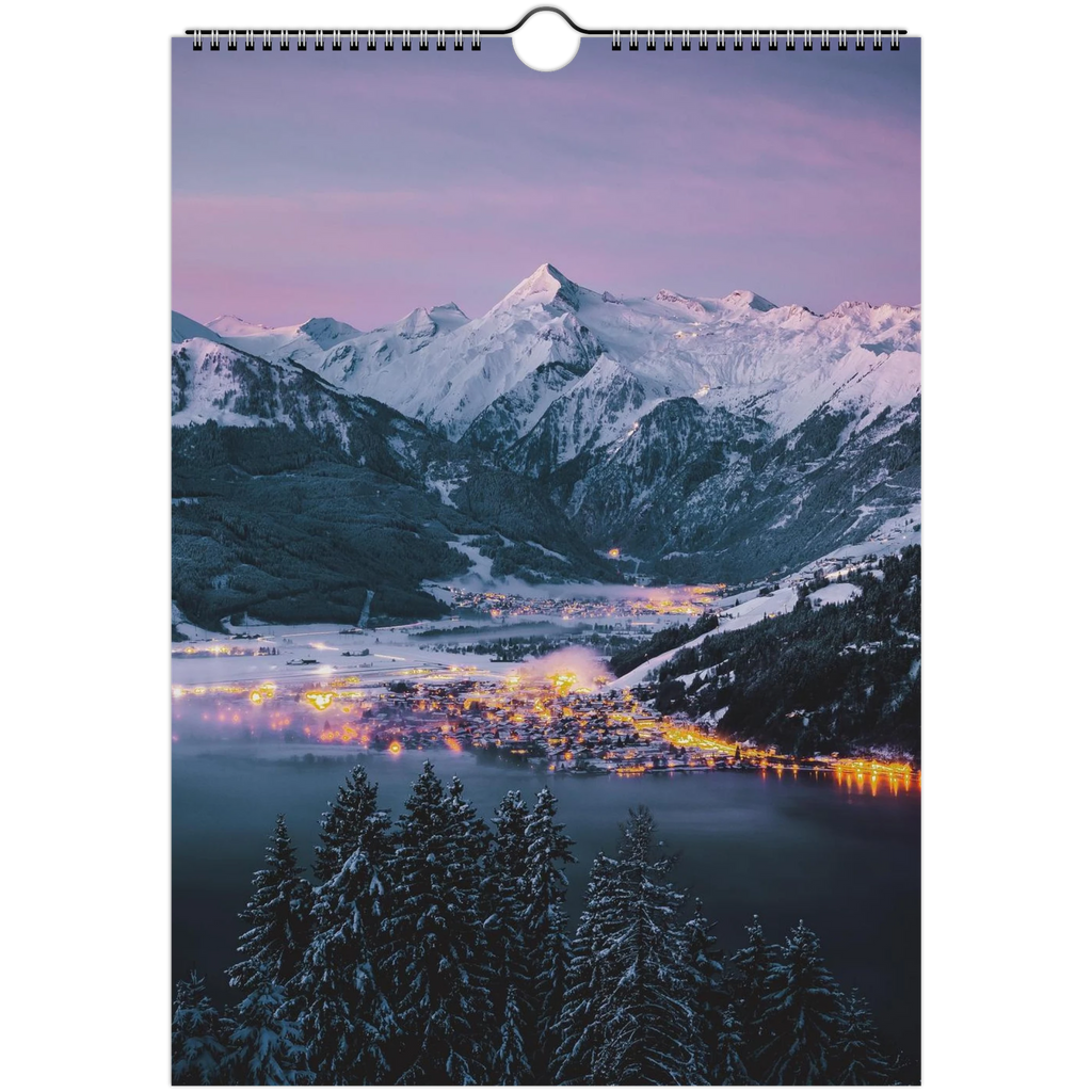 Wandkalender grau 2026 Print Material JFK Photography Prints A4 (21 x 29.7 cm)