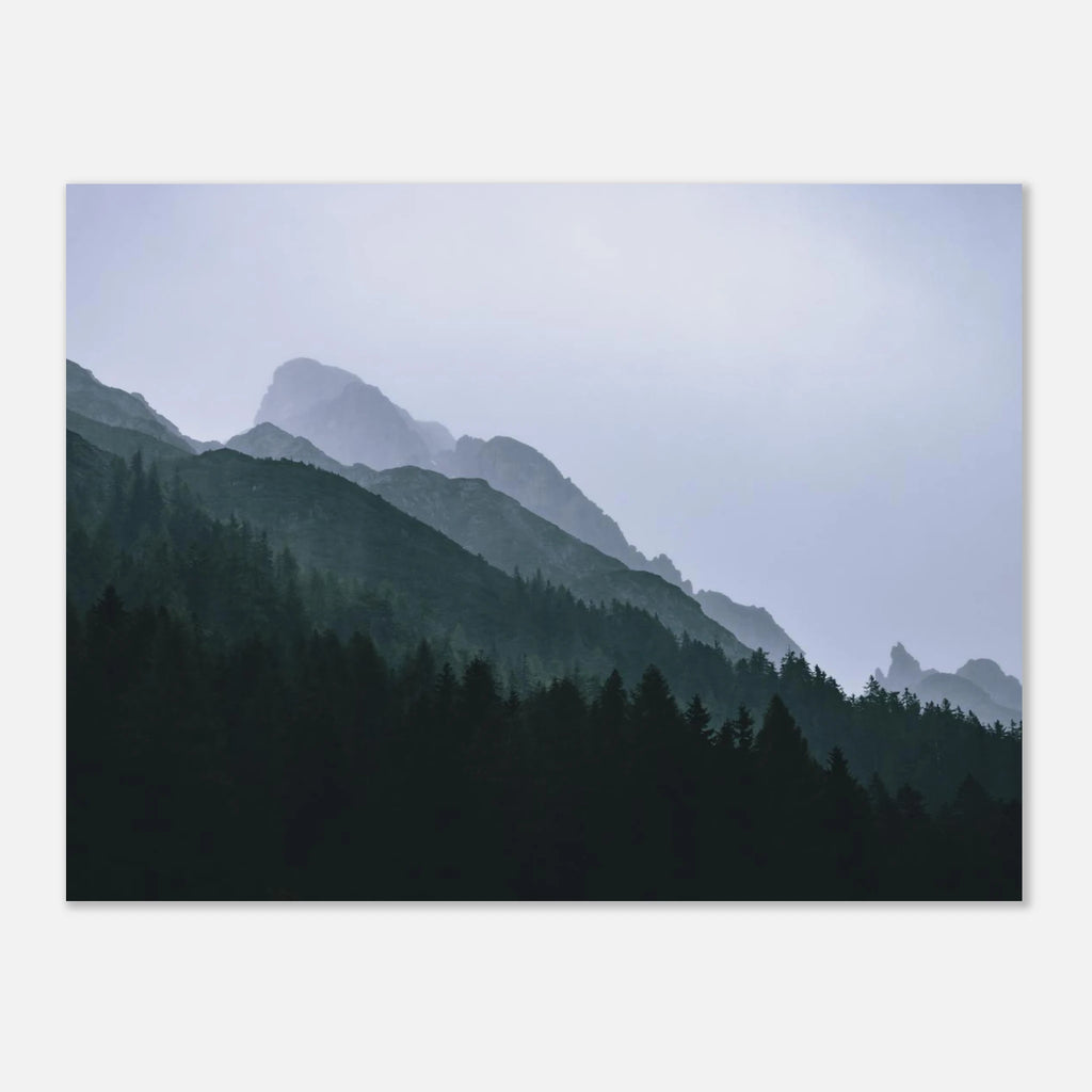 Premium Poster - Leoganger Steinberge bei Regen Print Material JFK Photography Prints 45x60 cm / 18x24″