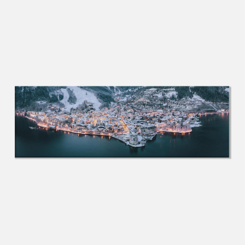 Leinwand Dick - Zell am See im Winter Print Material JFK Photography Prints 20x60 cm / 8x24″
