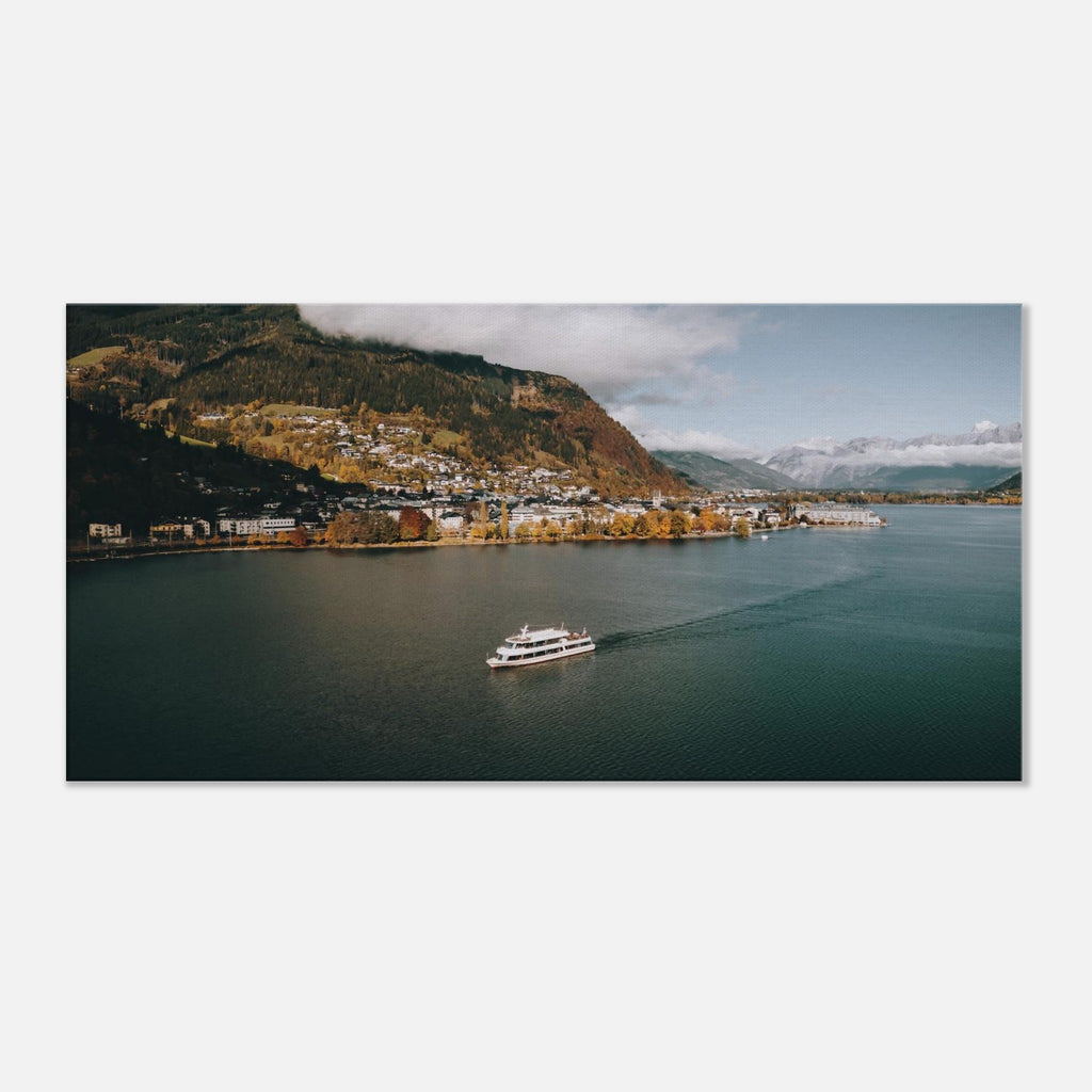 Leinwand Dick - Zell am See mit der MS Schmitten im Herbst Print Material JFK Photography Prints 50x100 cm / 20x40″