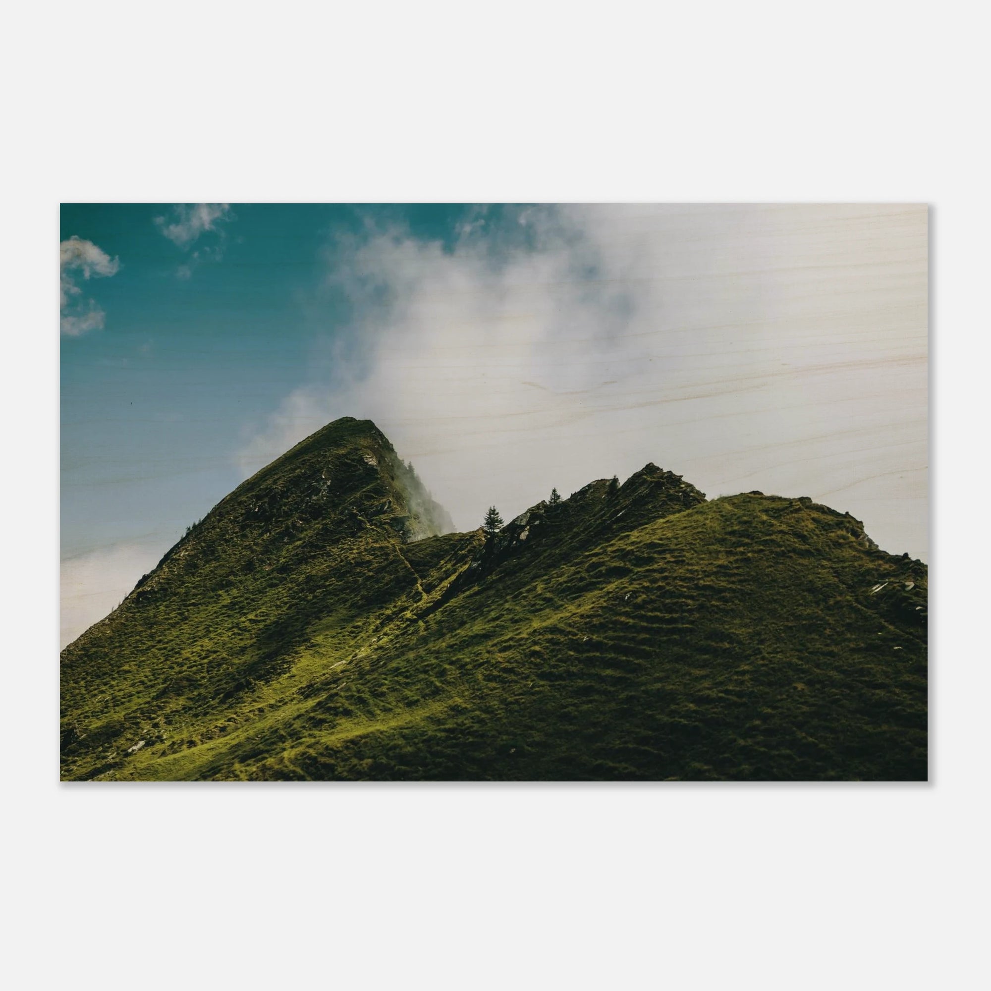 Holzdruck - Sommer am Kitzsteinhorn Print Material JFK Photography Prints 60x90 cm / 24x36″
