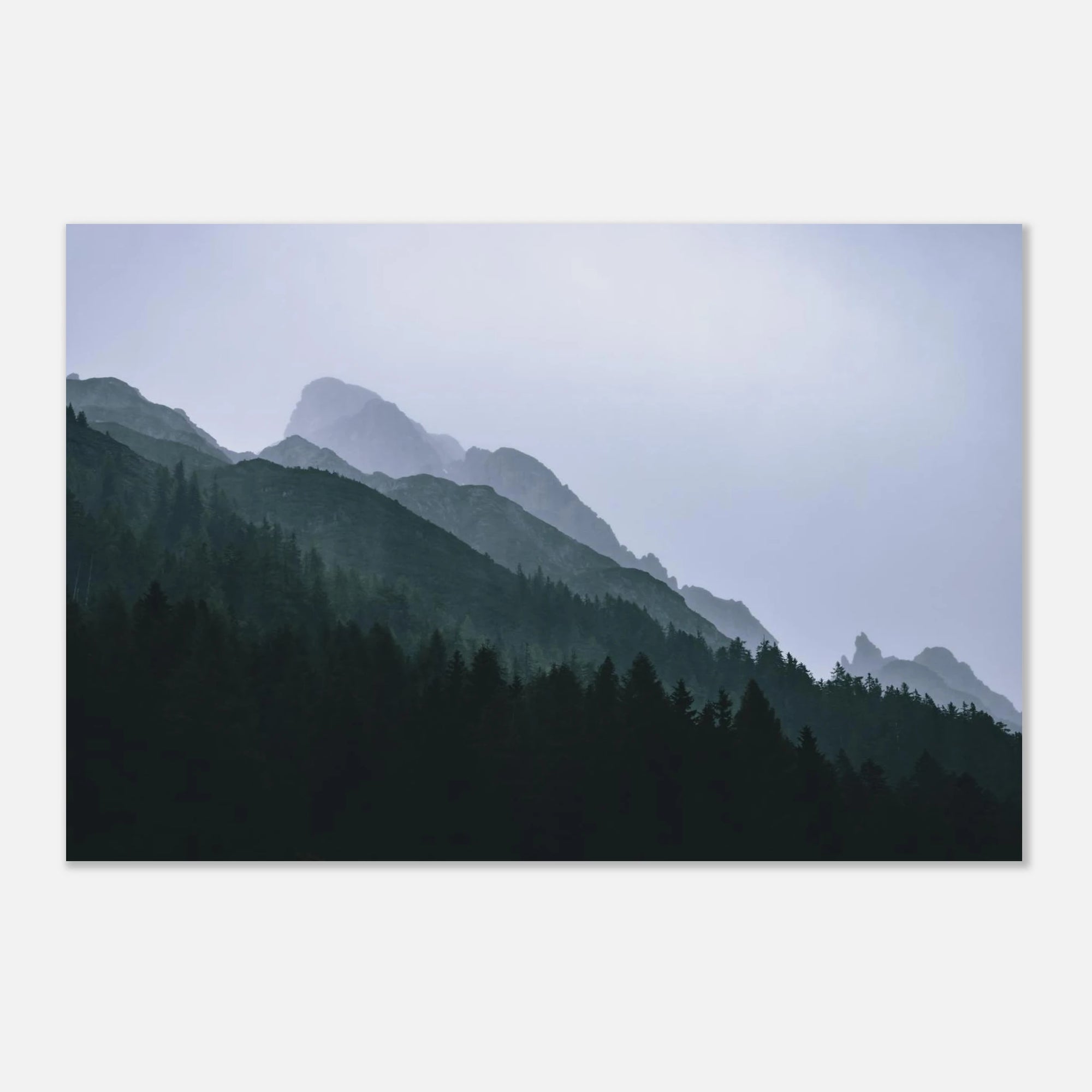 Premium Poster - Leoganger Steinberge bei Regen Print Material JFK Photography Prints 30x45 cm / 12x18″