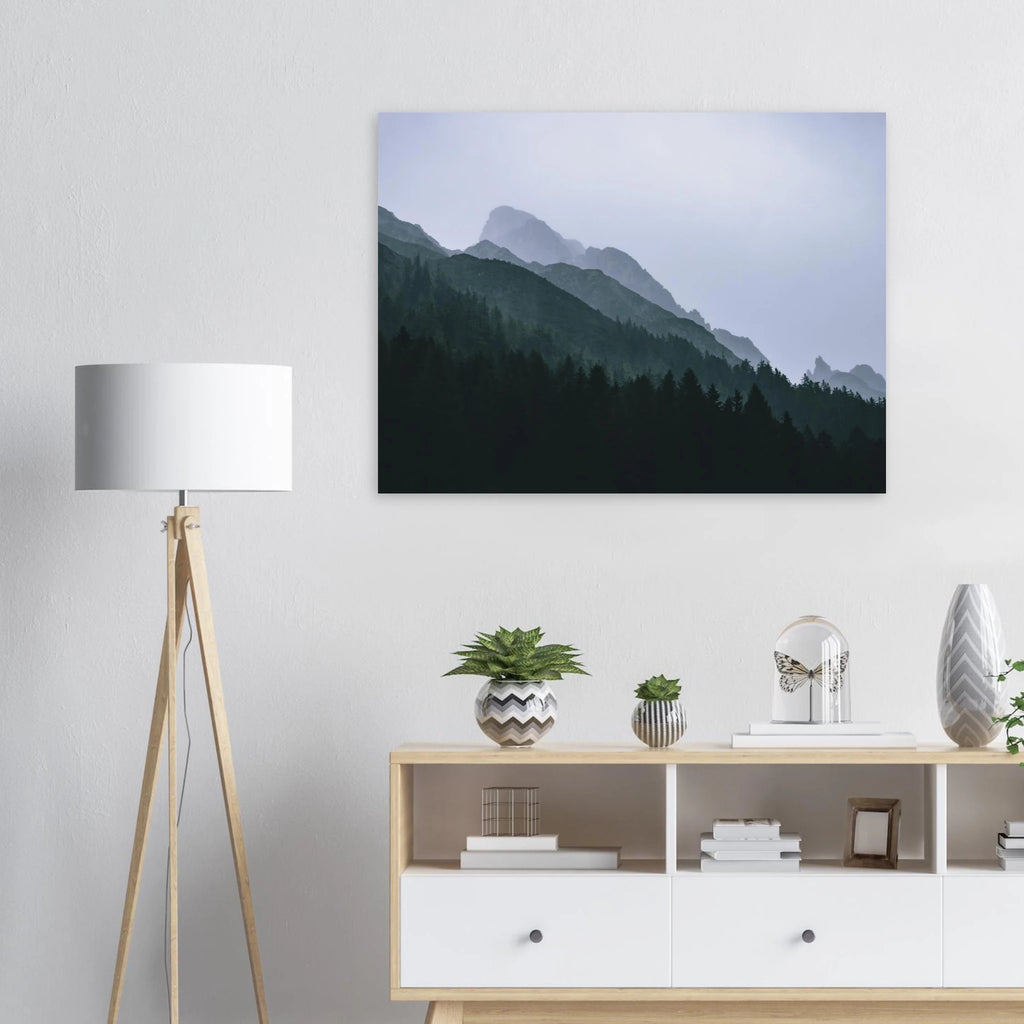 Premium Poster - Leoganger Steinberge bei Regen Print Material JFK Photography Prints