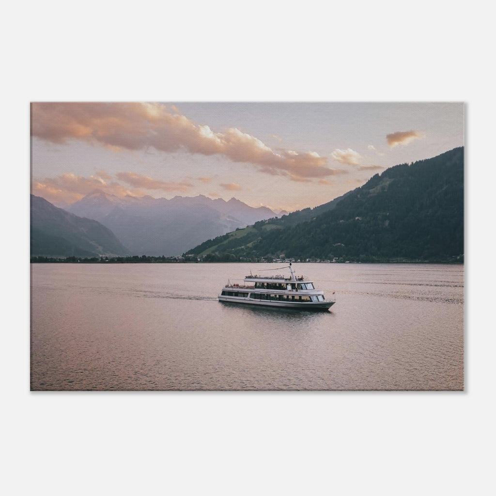 Leinwand Dick - MS Schmitten am Zeller See mit Kitzsteinhorn Print Material JFK Photography Prints 50x75 cm / 20x30″