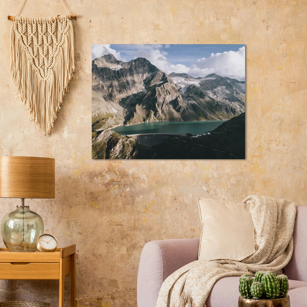 Premium Poster - Kapruner Hochgebirgssauseen im Sommer Print Material JFK Photography Prints