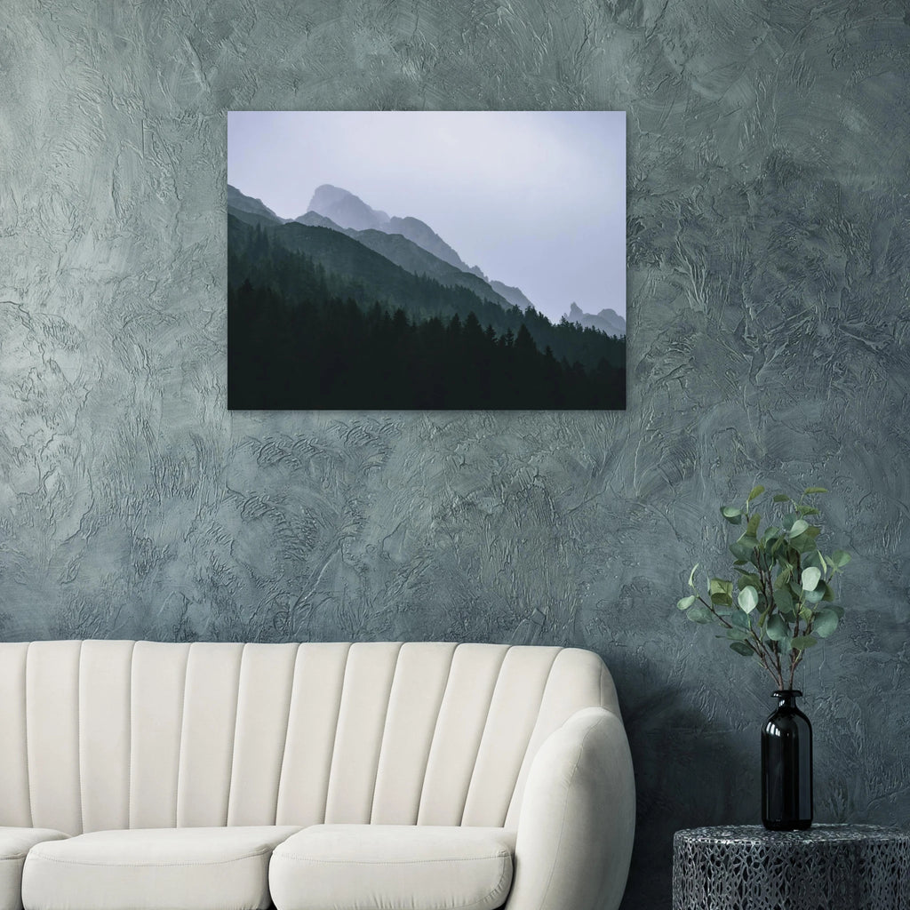 Premium Poster - Leoganger Steinberge bei Regen Print Material JFK Photography Prints