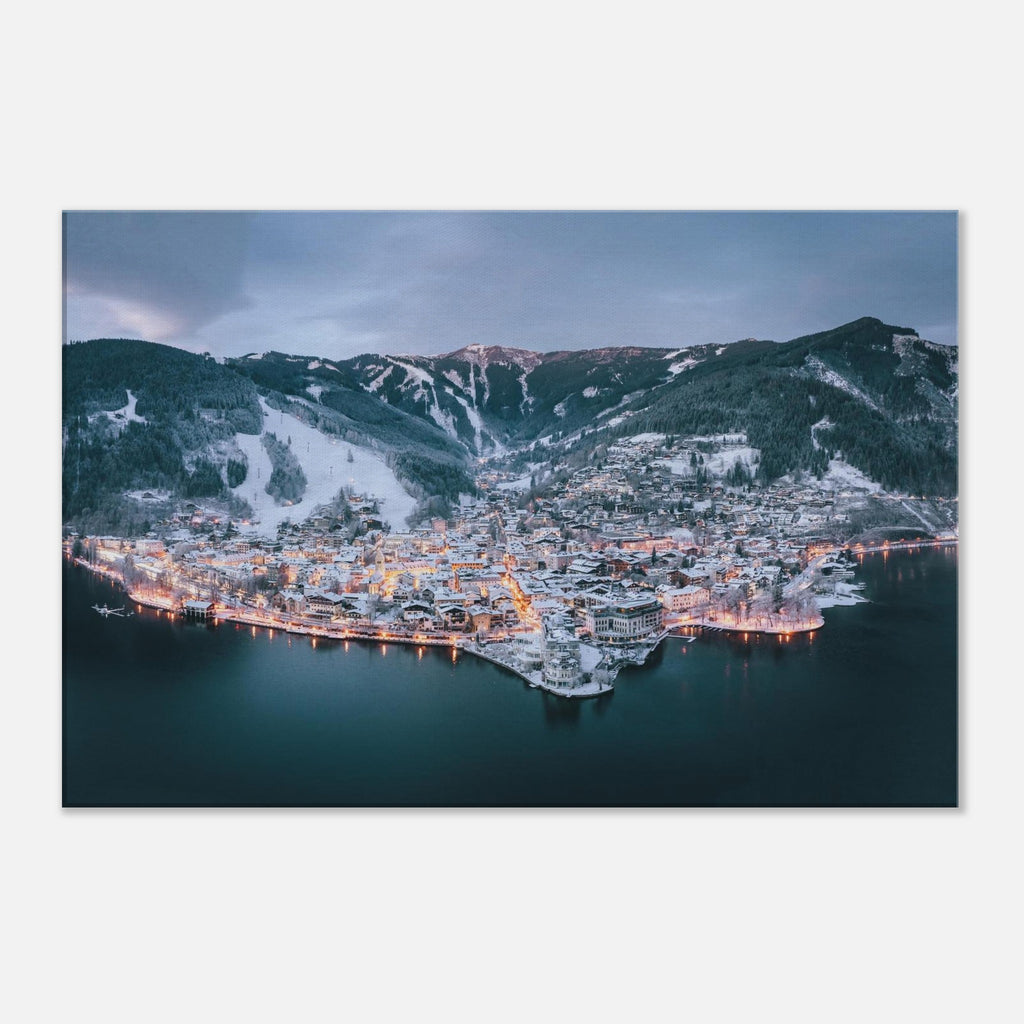 Leinwand Dick - Zell am See im Winter Print Material JFK Photography Prints 50x75 cm / 20x30″