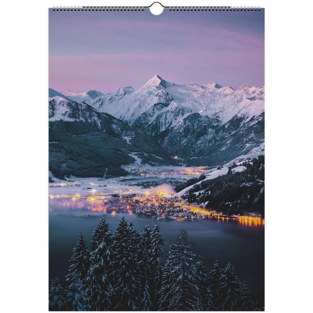 Wandkalender weiss 2026 Print Material JFK Photography Prints A3 (29.7 x 42 cm)