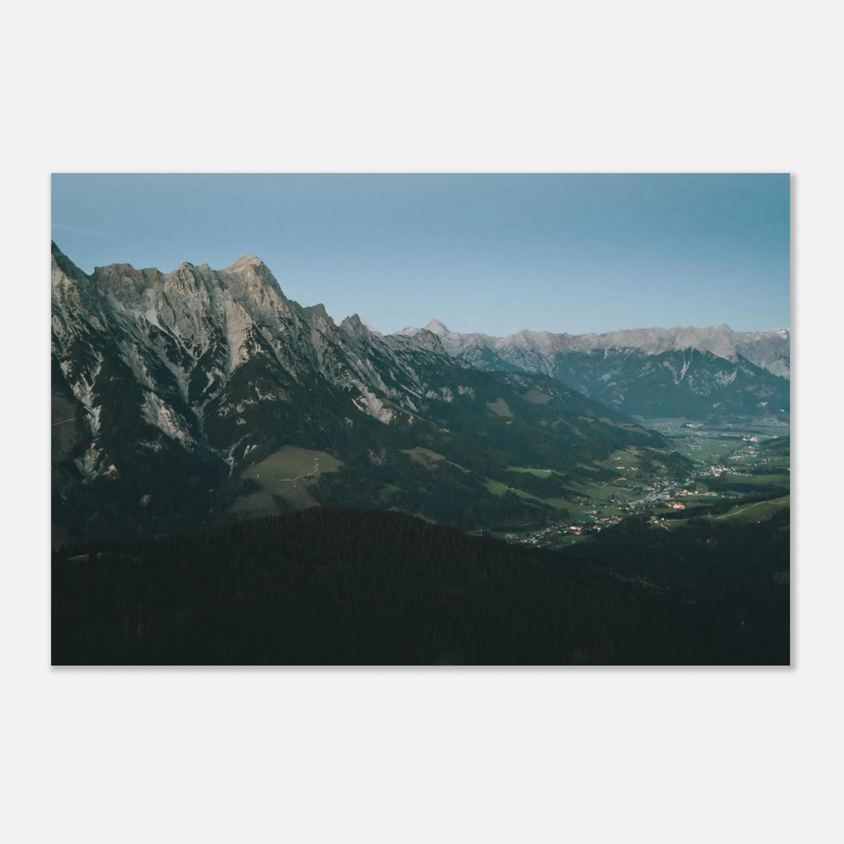 Aluminiumdruck - Leogang mit Steinberge im Sommer Print Material JFK Photography Prints 30x45 cm / 12x18″