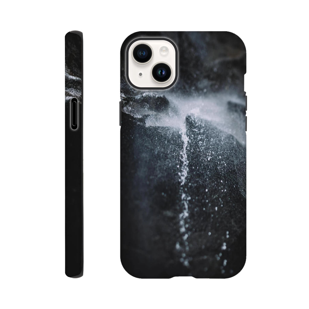 IPhone Hartschalen Case - Wasser Tropfen Print Material JFK Photography Prints iPhone 14 Plus