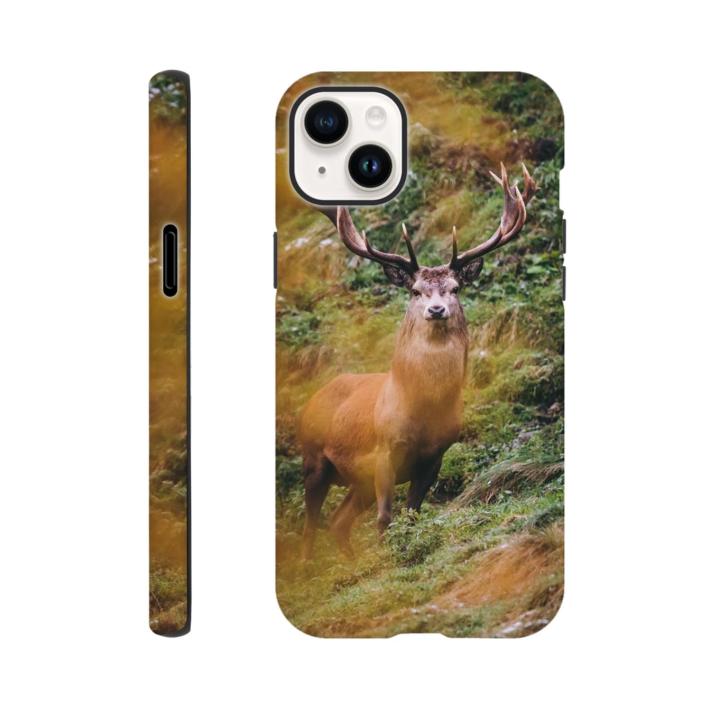 IPhone Hartschalen Case - der Hirsch Print Material JFK Photography Prints iPhone 14 Plus