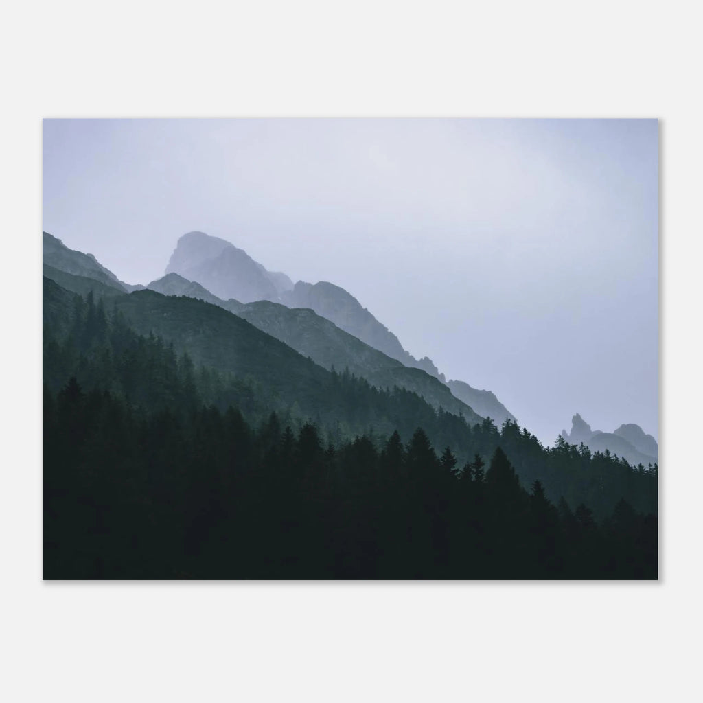 Premium Poster - Leoganger Steinberge bei Regen Print Material JFK Photography Prints 75x100 cm / 30x40″