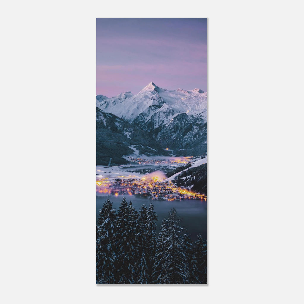 Kunstdruck - Kitzsteinhorn und Zeller See im Winter Print Material JFK Photography Prints 25x60 cm / 10x24″