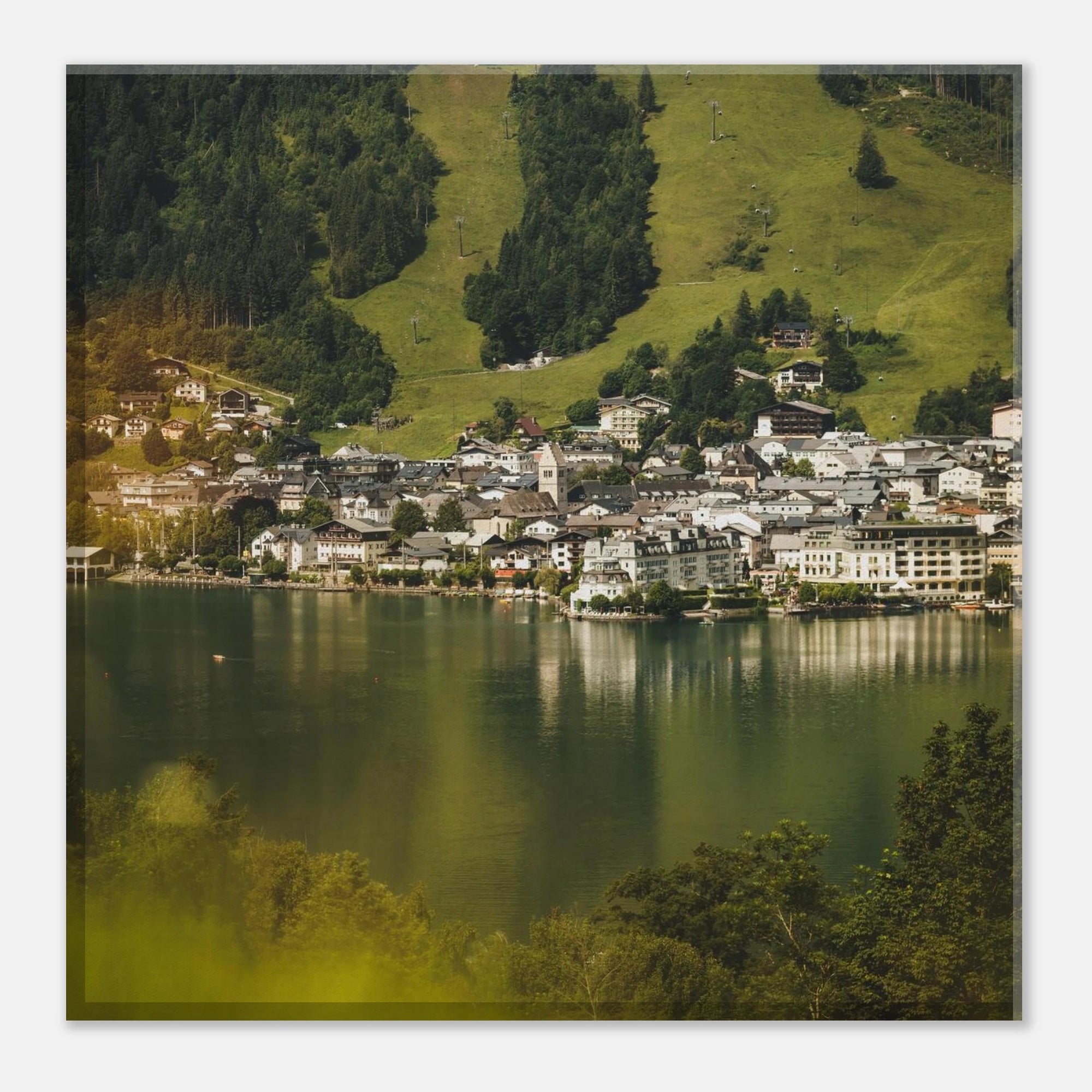 Leinwand Dick - Zell am See im Sommer Print Material JFK Photography Prints 20x20 cm / 8x8″