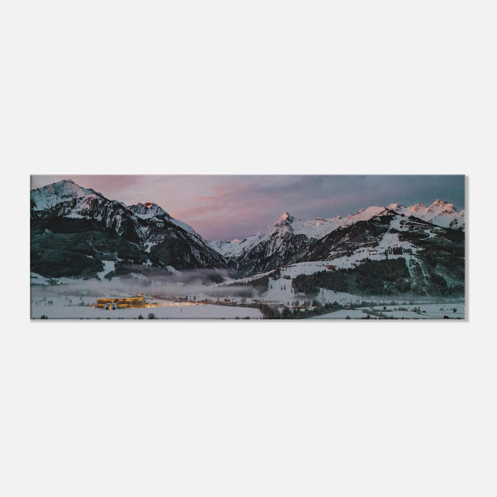 Leinwand Dick - Kaprun im Winter Print Material JFK Photography Prints 30x90 cm / 12x36″