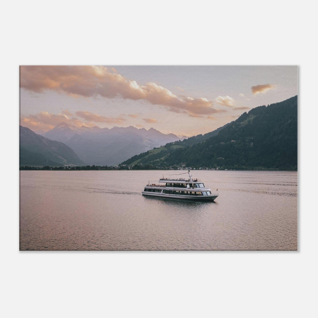 Leinwand Dick - MS Schmitten am Zeller See mit Kitzsteinhorn Print Material JFK Photography Prints 60x90 cm / 24x36″