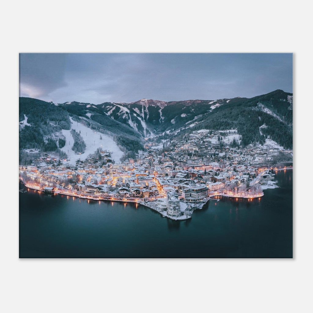 Leinwand Dick - Zell am See im Winter Print Material JFK Photography Prints 60x80 cm / 24x32″