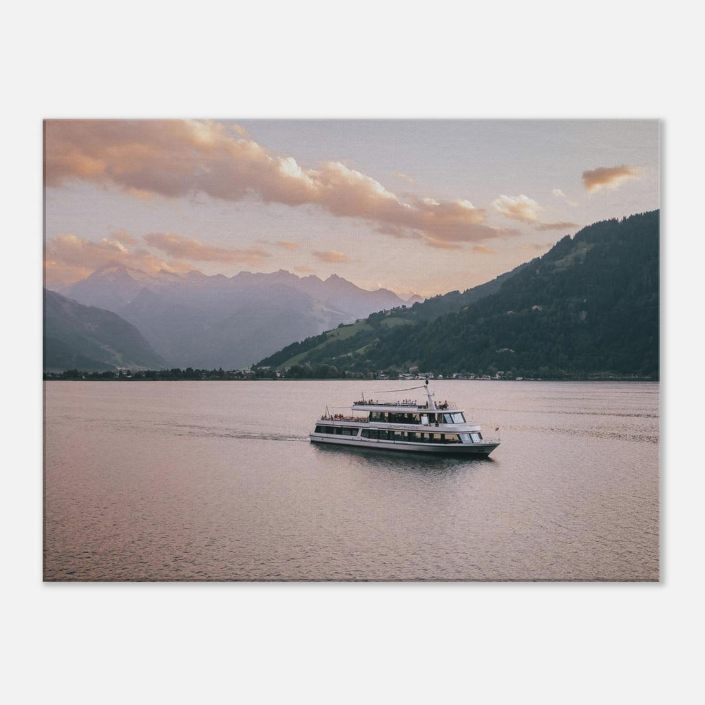 Leinwand Dick - MS Schmitten am Zeller See mit Kitzsteinhorn Print Material JFK Photography Prints 60x80 cm / 24x32″