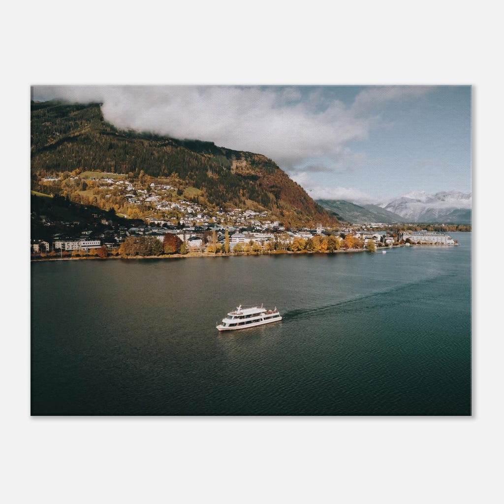 Leinwand Dick - Zell am See mit der MS Schmitten im Herbst Print Material JFK Photography Prints 45x60 cm / 18x24″