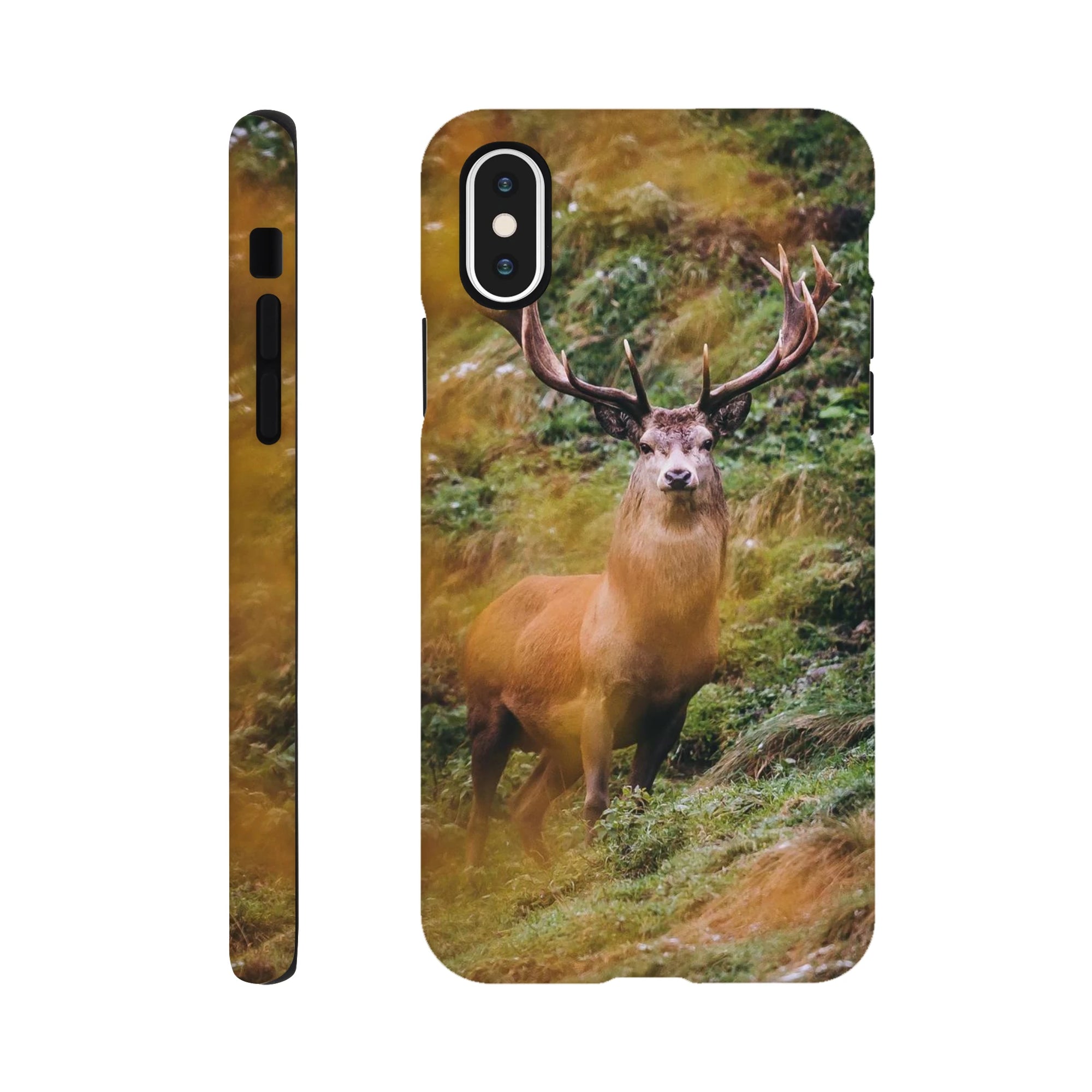 IPhone Hartschalen Case - der Hirsch Print Material JFK Photography Prints iPhone XS