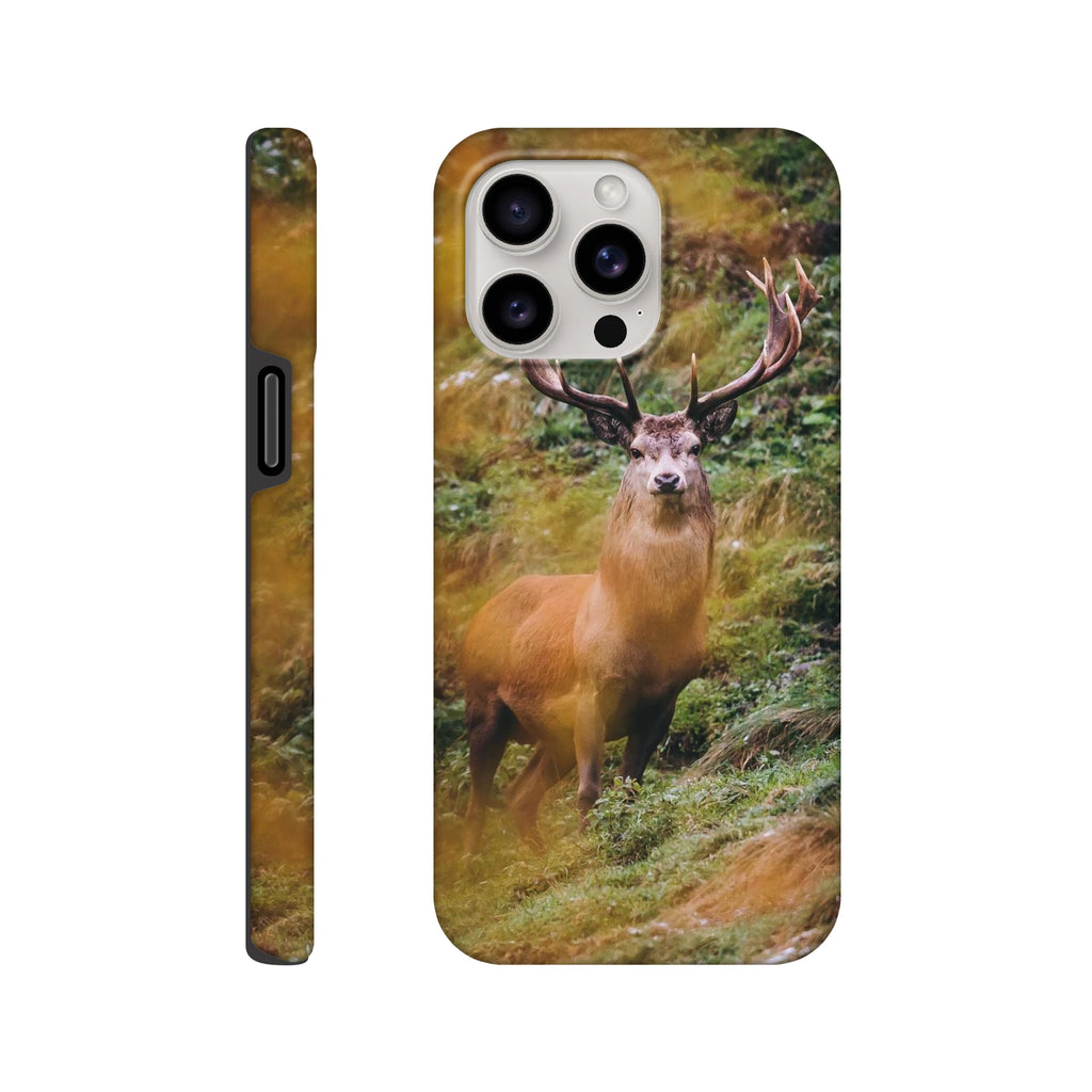 IPhone Hartschalen Case - der Hirsch Print Material JFK Photography Prints iPhone 15 Pro Max