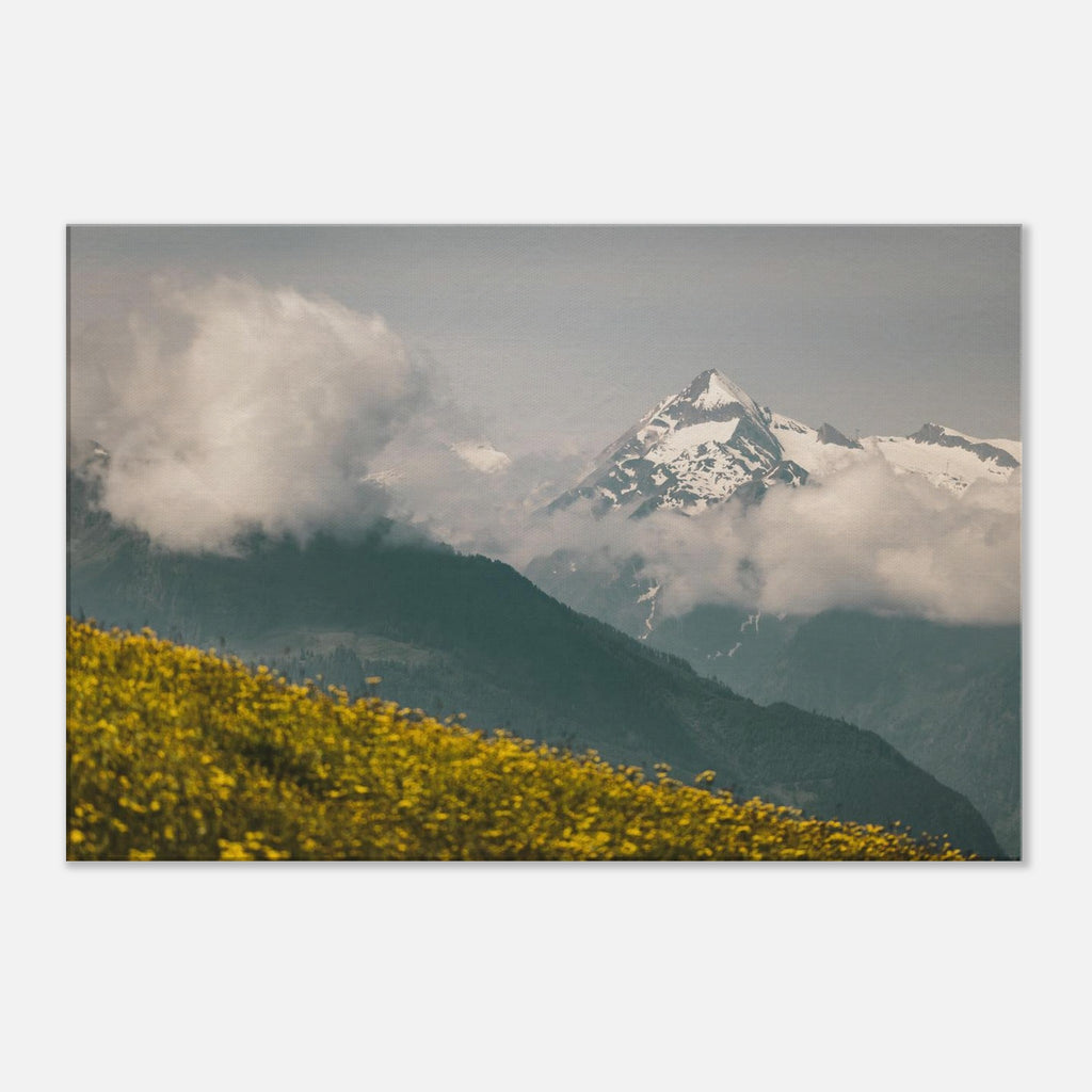 Leinwand Dick - Kitzsteinhorn im Frühling Print Material JFK Photography Prints 60x90 cm / 24x36″