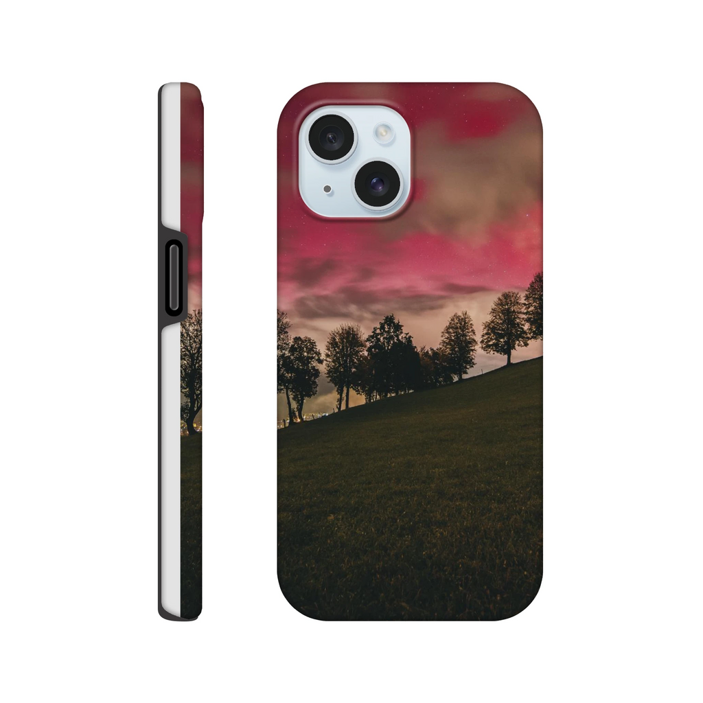 IPhone Hartschalen Case - Nordlichter Print Material JFK Photography Prints iPhone 15