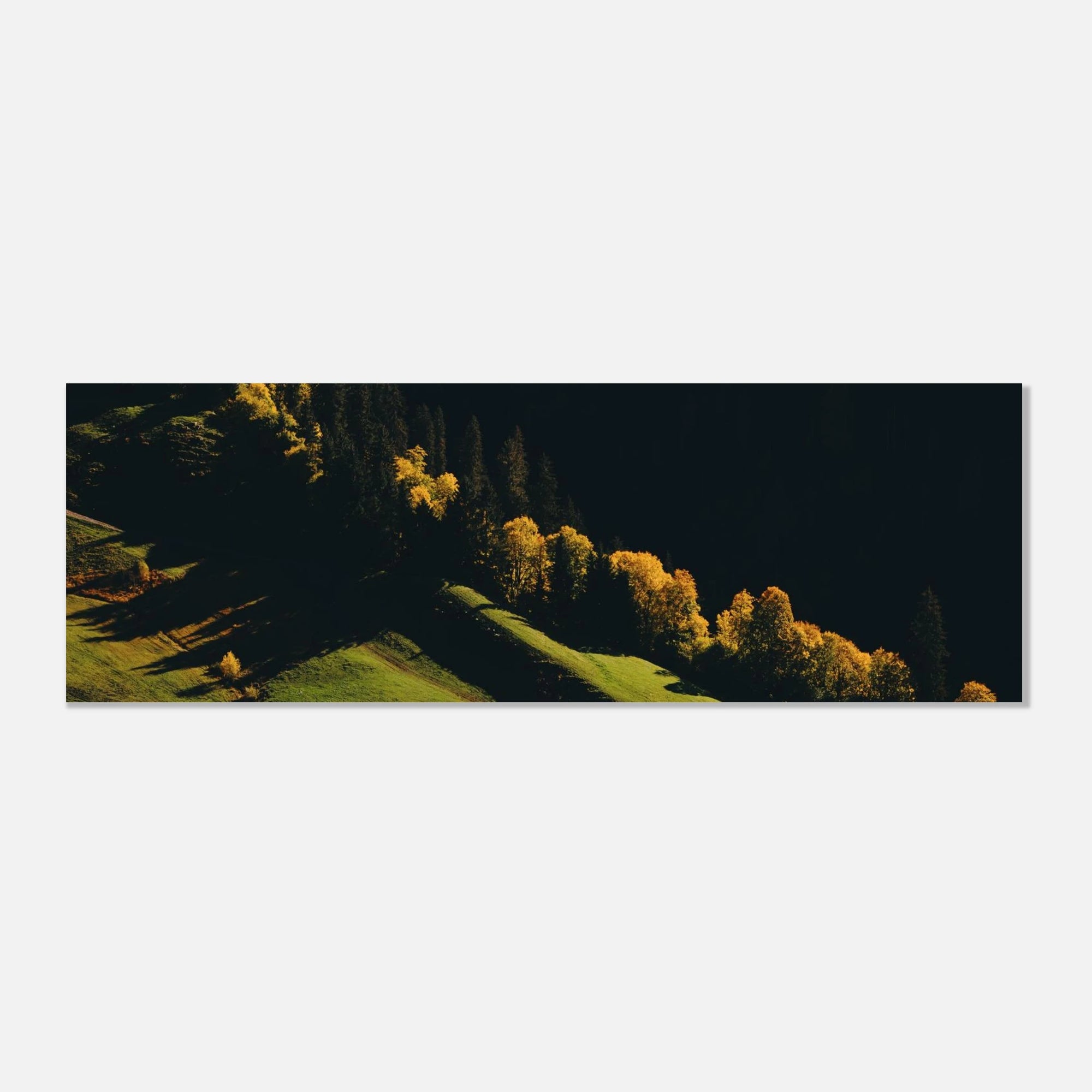 Aluminiumdruck - Herbstlandschaft Kaprun Print Material JFK Photography Prints 20x60 cm / 8x24″