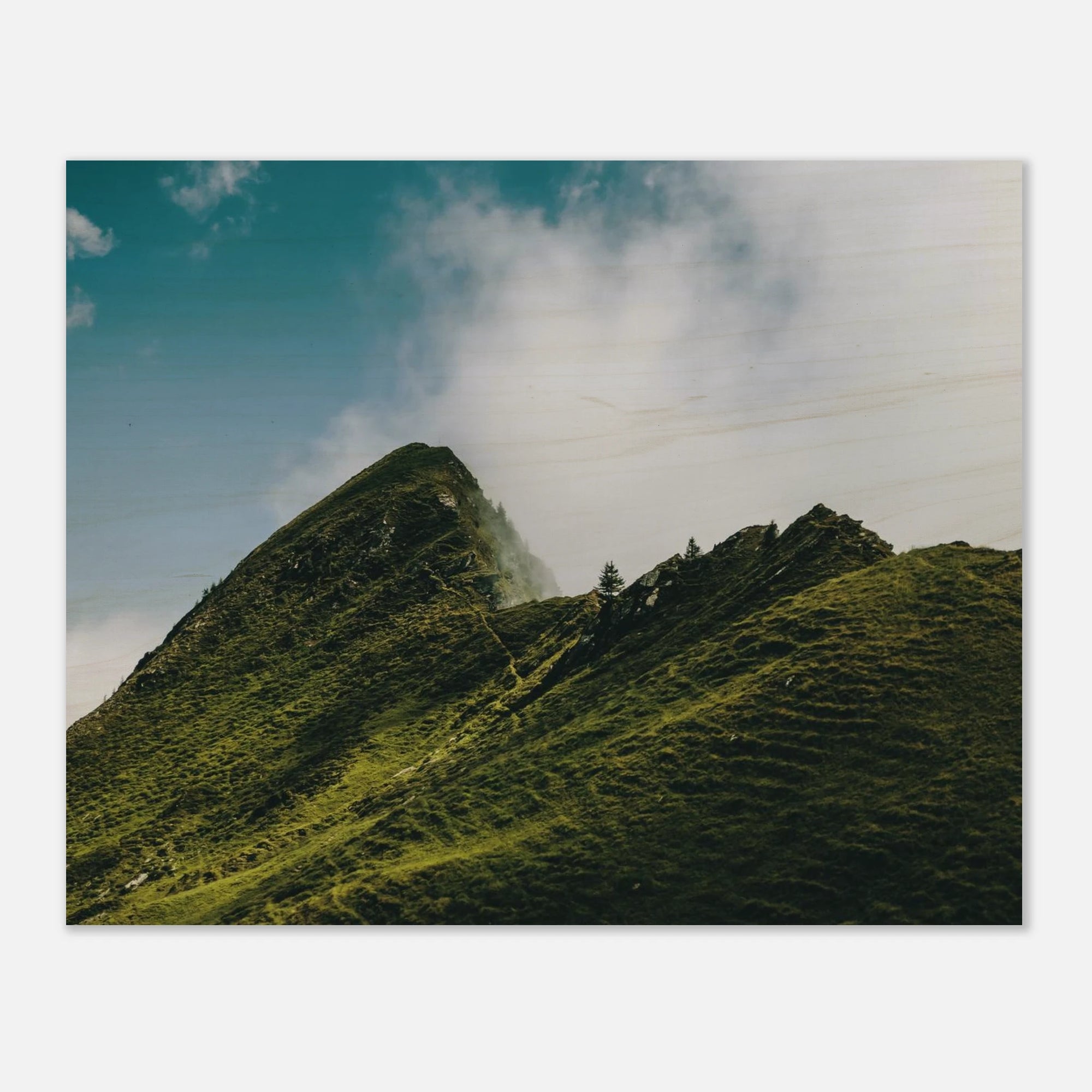 Holzdruck - Sommer am Kitzsteinhorn Print Material JFK Photography Prints 40x50 cm / 16x20″
