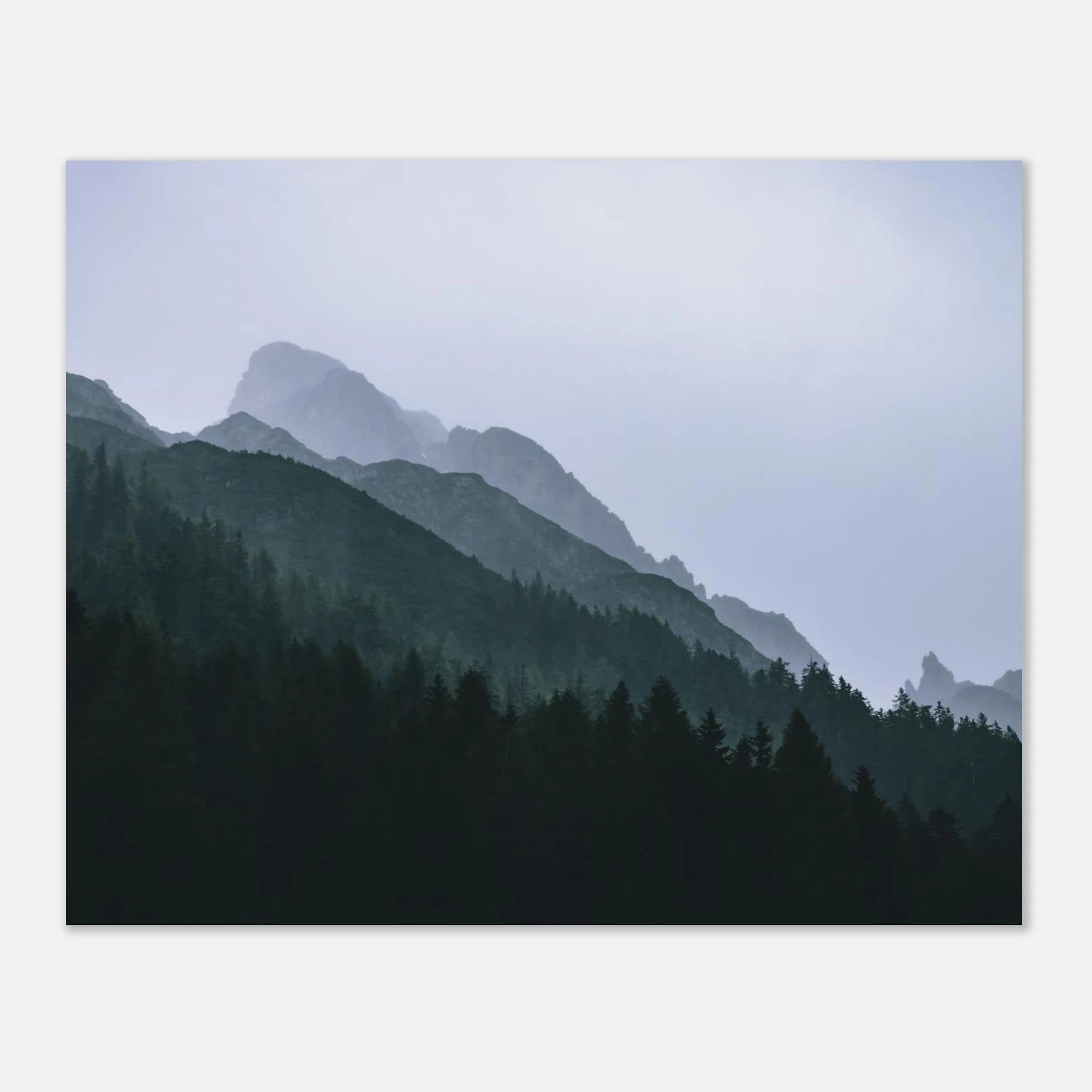 Premium Poster - Leoganger Steinberge bei Regen Print Material JFK Photography Prints 20x25 cm / 8x10″