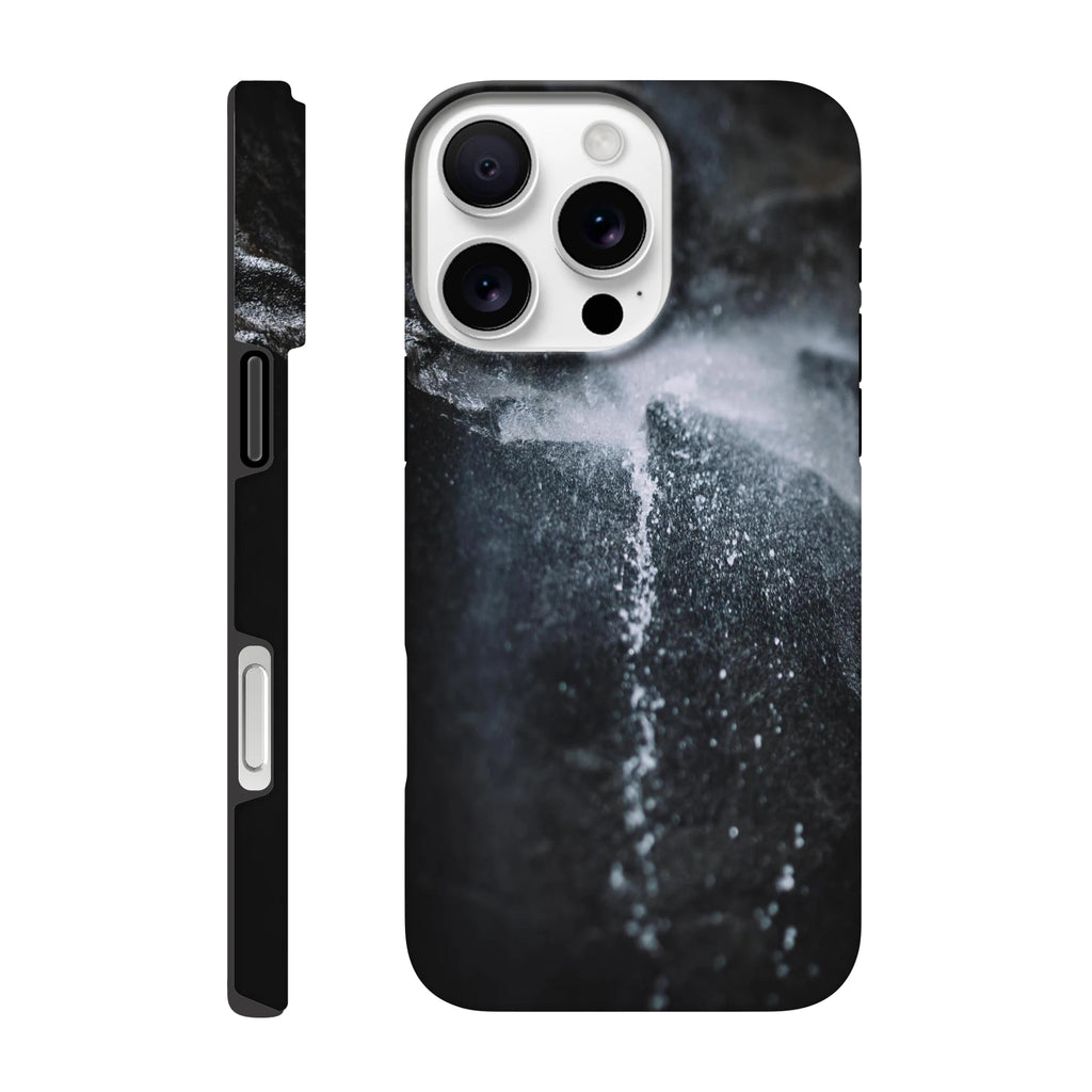 IPhone Hartschalen Case - Wasser Tropfen Print Material JFK Photography Prints iPhone 16 Pro Max