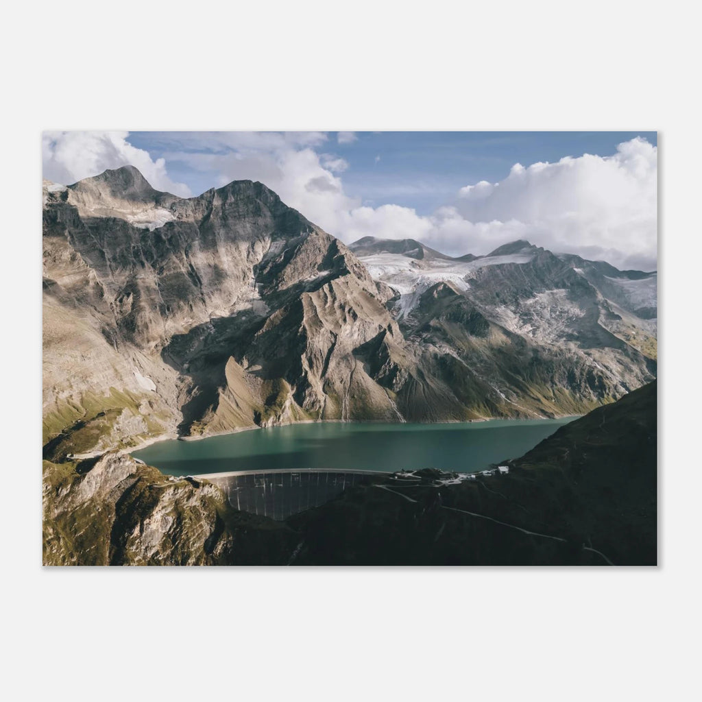 Premium Poster - Kapruner Hochgebirgssauseen im Sommer Print Material JFK Photography Prints A2 (42 x 59.4 cm)